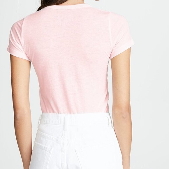 New Chaser Vintage Inspo Red Heart Barbiecore Style Pink Short Sleeve Tee Medium - Picture 8 of 15